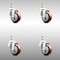 Service Caster 3 Inch 316SS Maroon Polyurethane Wheel Swivel 1/2 Inch Threaded Stem Caster Set SCC-SS316TS20S314-PPUB-MRN-121315-4 - alternate 1